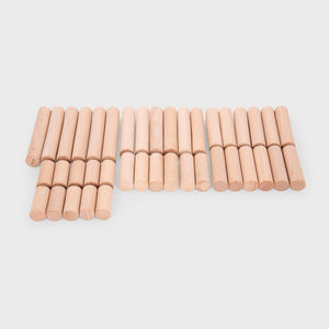 tickit Natural Wooden Architect Columns -   