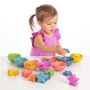 tickit Rainbow Wooden Stars -   