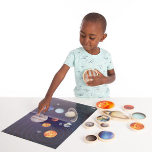 tickit Wooden Solar System Discs -   