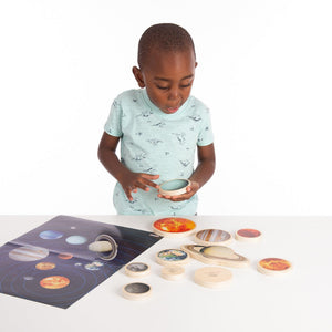 tickit Wooden Solar System Discs -   