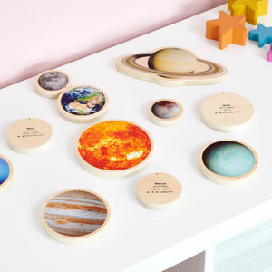 tickit Wooden Solar System Discs -   