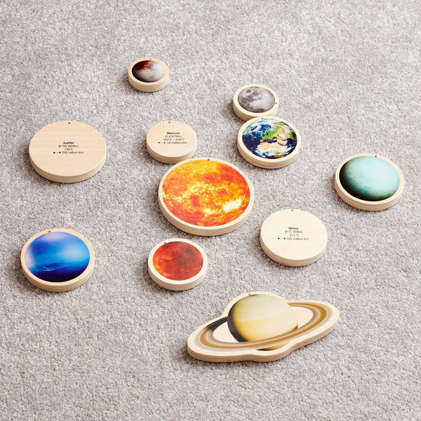 tickit Wooden Solar System Discs -   
