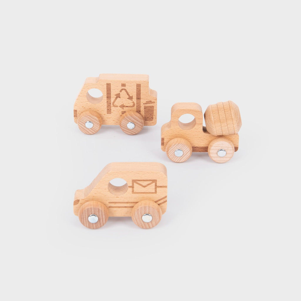 TickiT Natural Wooden Community Vehicles 1