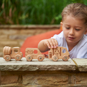 tickit Natural Wooden Community Vehicles -   