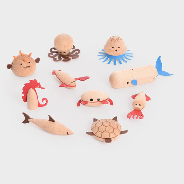 tickit Wooden Sea Creatures -   