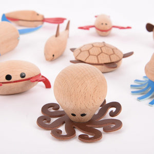 tickit Wooden Sea Creatures -   