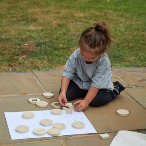 tickit Inside Outside Wooden Shapes -   