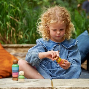 tickit Rainbow Wooden Community People -   