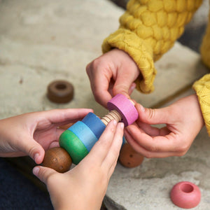 tickit Rainbow Wooden Community People -   