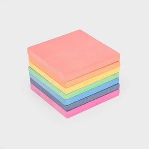 tickit Rainbow Wooden Shape Stacker -   