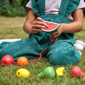 tickit Frutas de madera para ensartar -   
