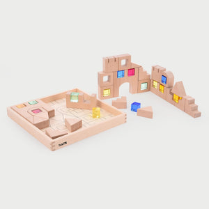 tickit Wooden Building Gem Blocks -   