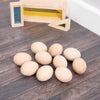 tickit Natural Wooden Eggs -   