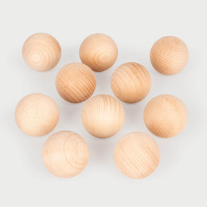 tickit Natural Wooden Balls - Small / 5cm  