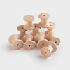 tickit Natural Wooden Spools -   