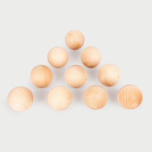 tickit Natural Wooden Balls -   