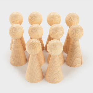 tickit Natural Wooden Figures -   