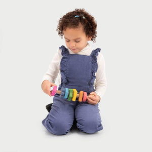 tickit Rainbow Wooden Shape Twister -   