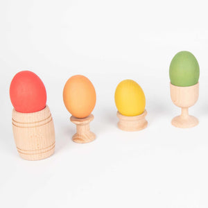 tickit Rainbow Wooden Eggs -   