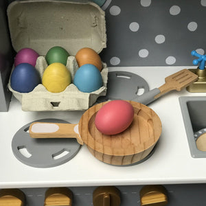 tickit Rainbow Wooden Eggs -   