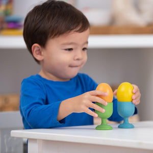 tickit Rainbow Wooden Eggs -   