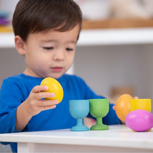 tickit Rainbow Wooden Eggs -   