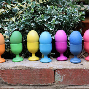 tickit Rainbow Wooden Eggs -   