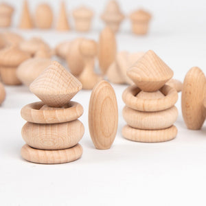 tickit Wooden Treasures Natural Set -   