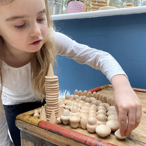 tickit Wooden Treasures Natural Set -   