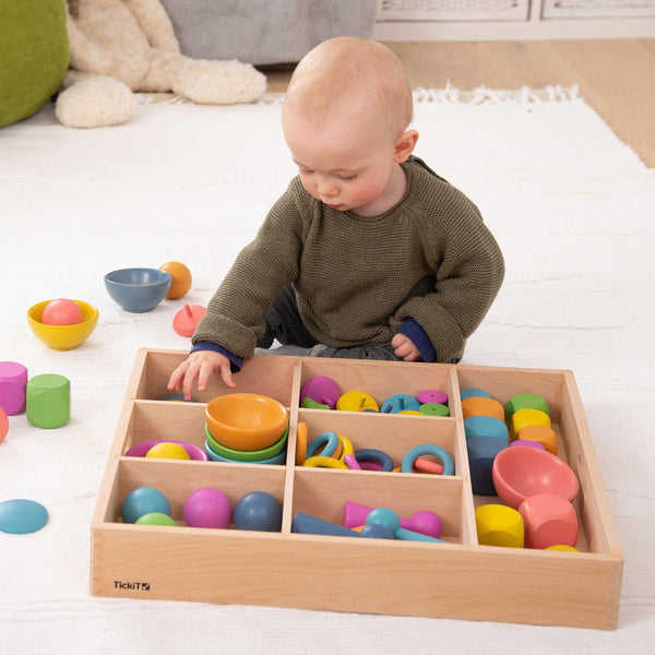 TickiT Wooden Sorting Tray - 7 way image 2