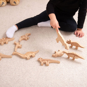 tickit Dinosaurklodser i træ -   