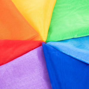 tickit Rainbow Organza Fabric -   