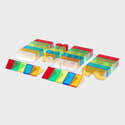 Blocs De Construction Translucides - 90 Pièces Multicolores - Compatible Table Lumineuse - Dès 12 Mois - 8