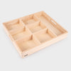tickit Wooden Sorting Tray - 7 way -   
