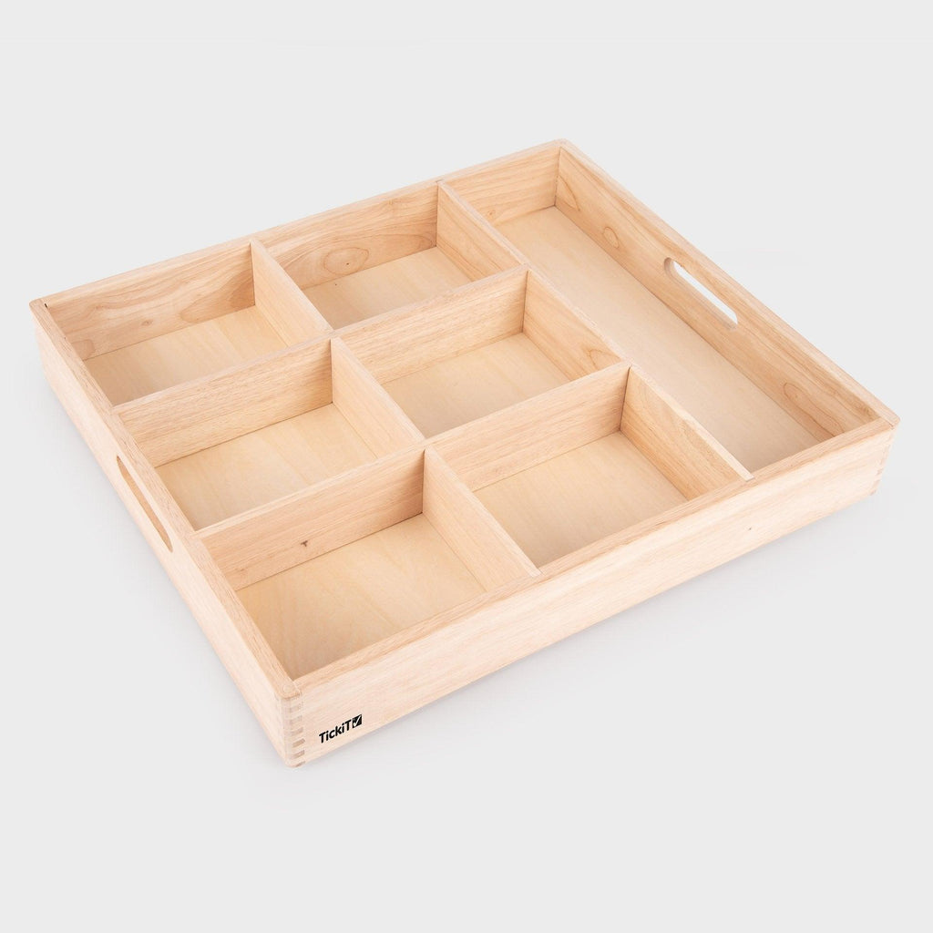 TickiT Wooden Sorting Tray - 7 way 1
