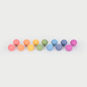 tickit Rainbow Wooden Balls -   